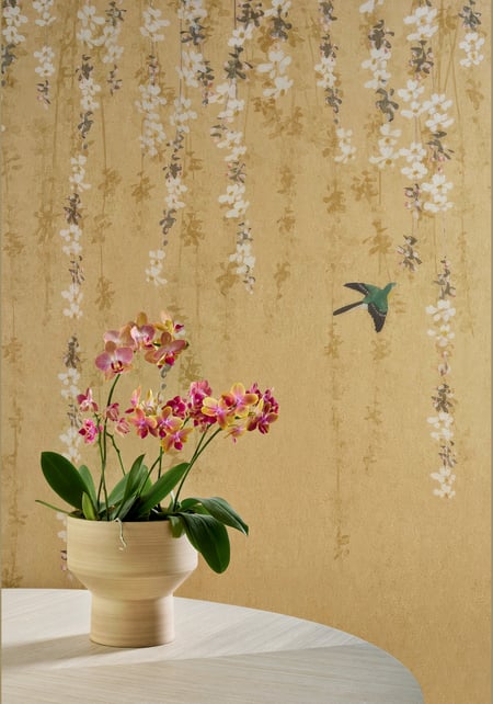 Blossom Mural, Gold