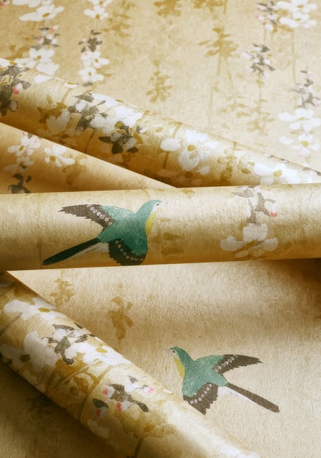 Blossom Mural, Gold