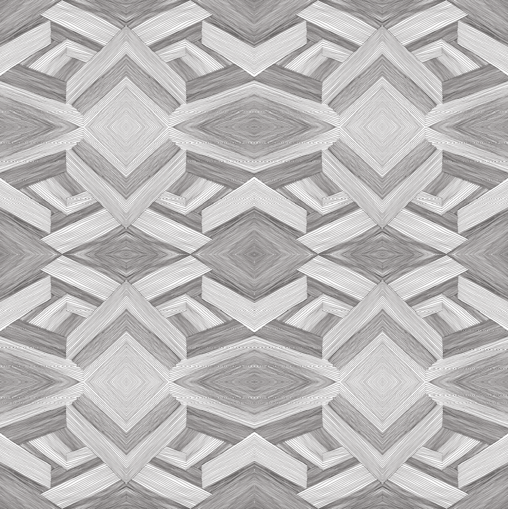 Zak Black/White  Wallpaper (Srd-Zak-04) | Sarah Rowland | Koroseal