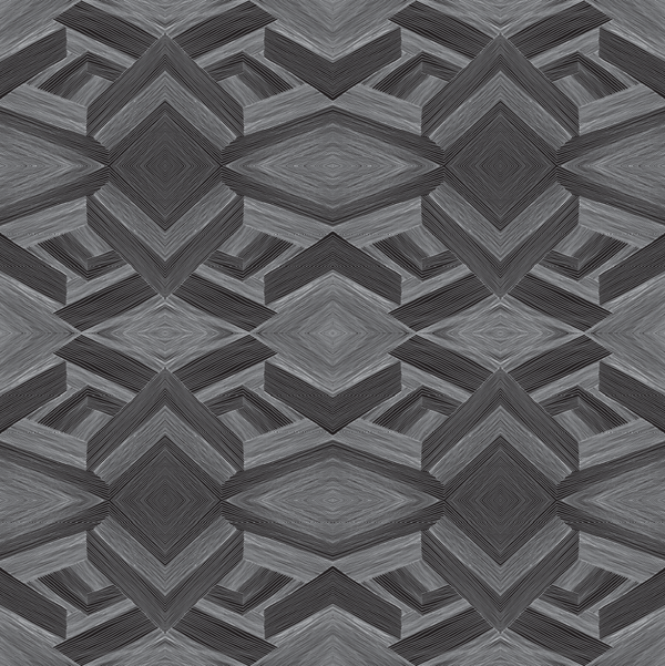 Zak Black - Gray Commercial Wallcovering | Koroseal