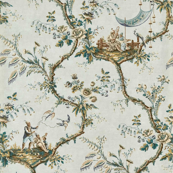 Emperors Musician - La Seine wallcovering | Zoffany