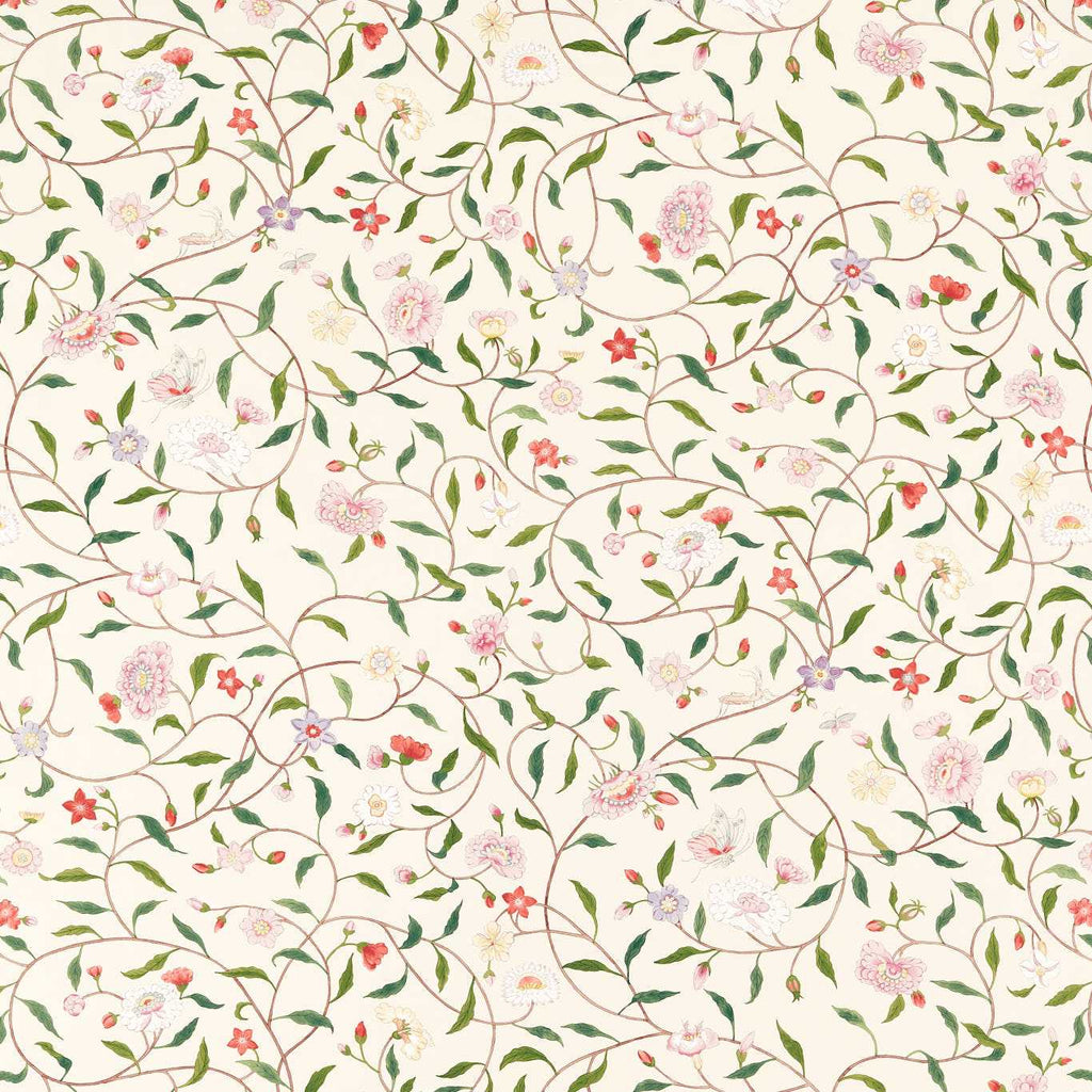 Henrietta`s Trail - Perfect White Wallcovering | Zoffany