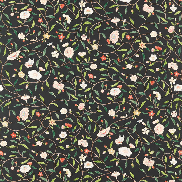 Henrietta`s Trail - Vine Black wallcovering | Zoffany