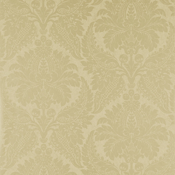 Malmaison Damask - Champagne wallcovering | Zoffany