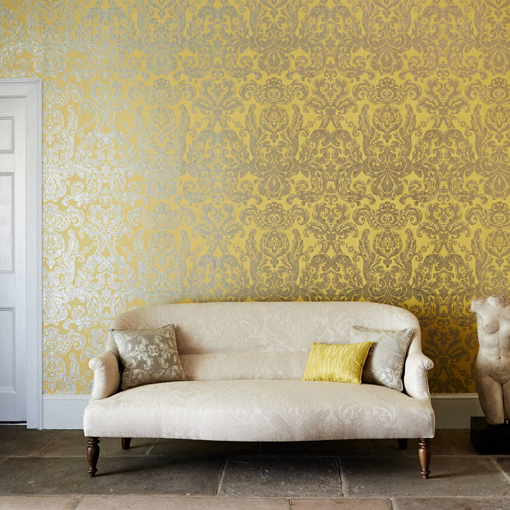 Brocatello - Mimosa Wallcovering | Zoffany