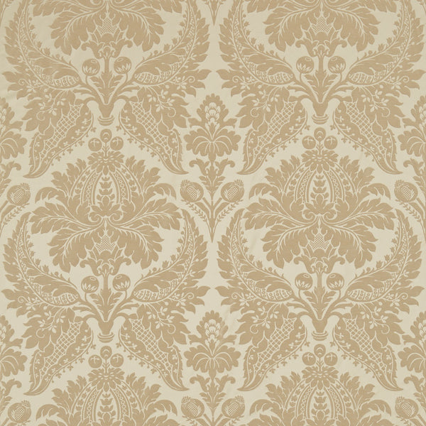 Malmaison Damask Pale Gold | Zoffany