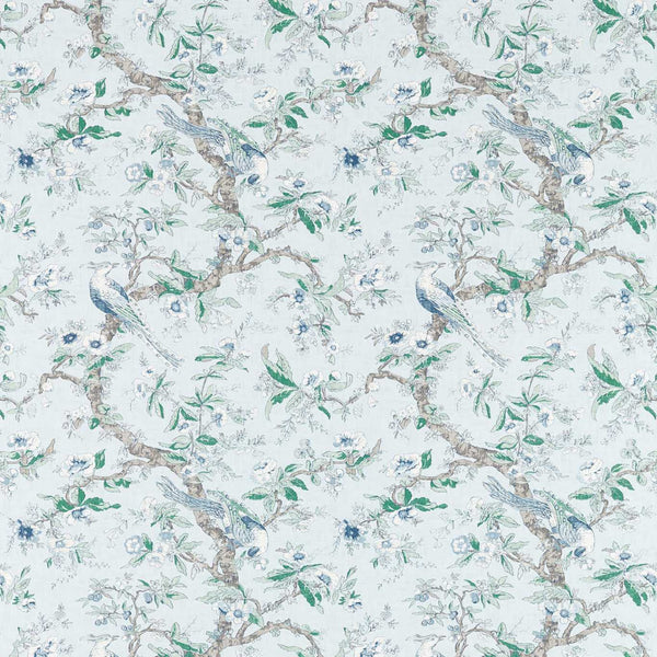 Chintz Bluestone - Blue Stone wallcovering | Zoffany