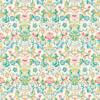 Pompadour Print - Multi wallcovering | Zoffany