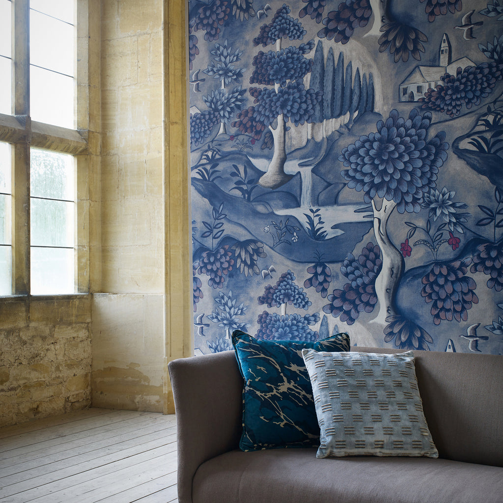 Verdure - Indigo Wallcovering | Zoffany