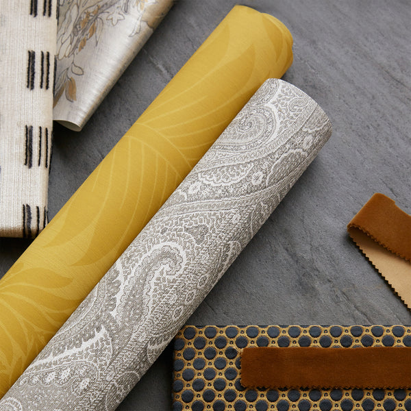 Marsden's Palm Damask - Tigers Eye wallcovering | Zoffany