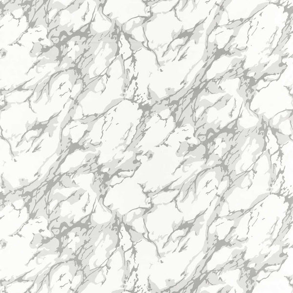 French Marble Empire Grey / Perfect White | Zoffany