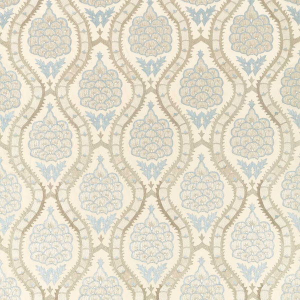 Anar Trellis Stockholm Blue / Platinum Grey | Zoffany