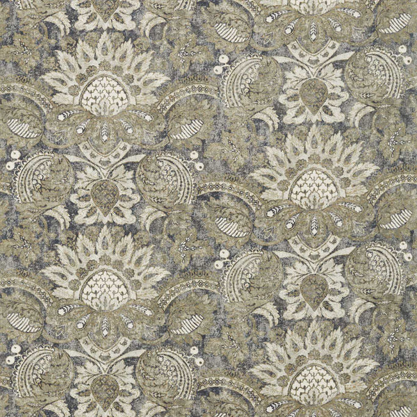 Pomegranate Print Gargoyle/Bone Black | Zoffany