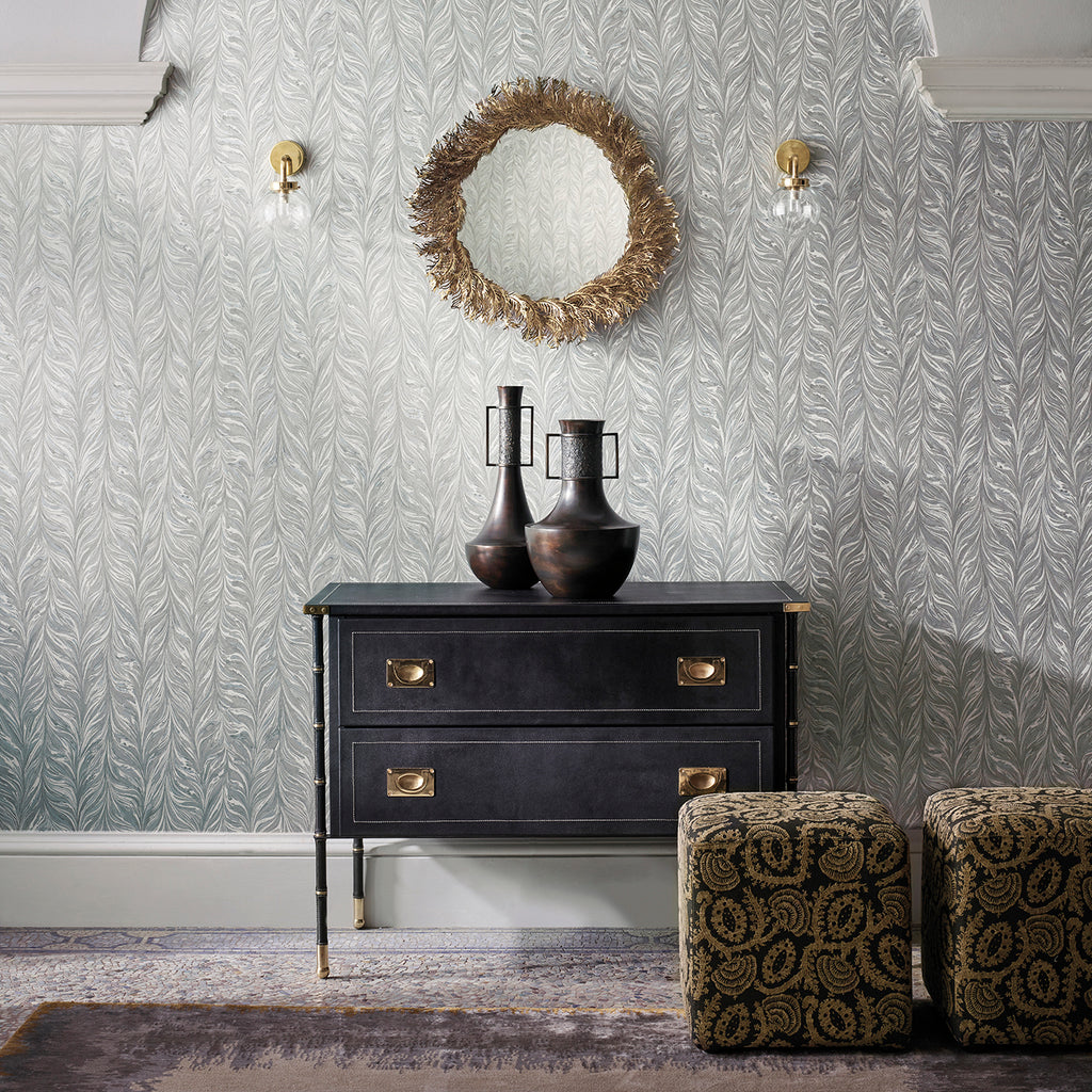 Ebru Ii - Snow Wallcovering | Zoffany
