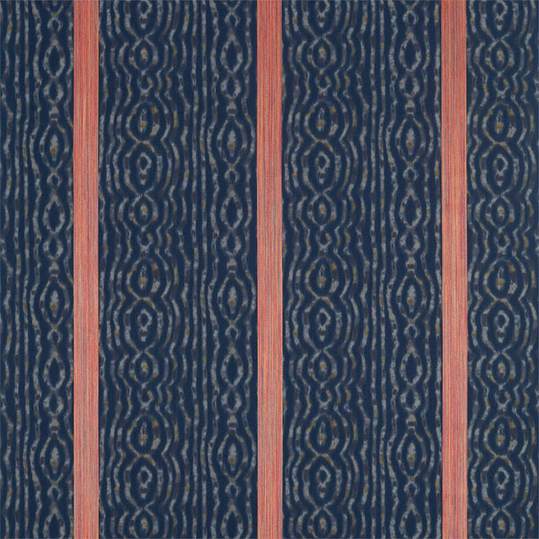 Lennox Stripe Indigo/Sunstone | Zoffany