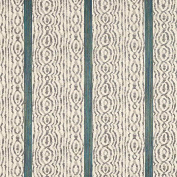 Lennox Stripe Silver/Poison | Zoffany