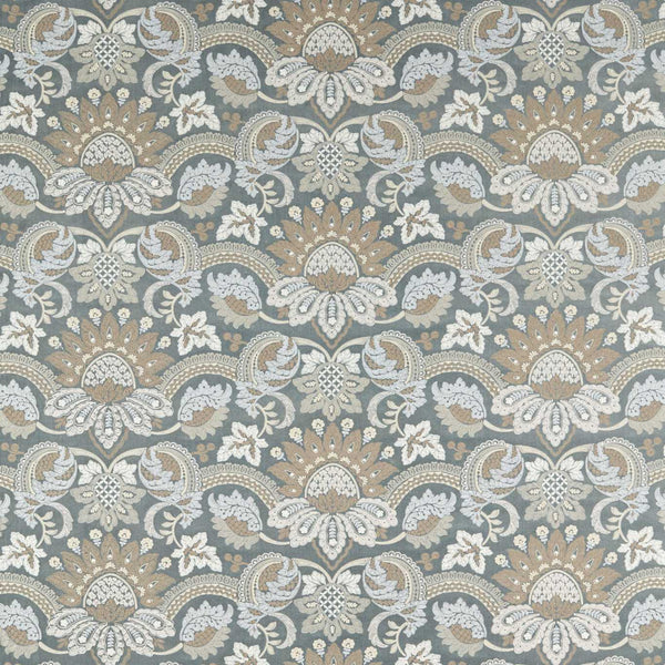 Pomegranate Velvet Wedgwood Blue / Silver | Zoffany