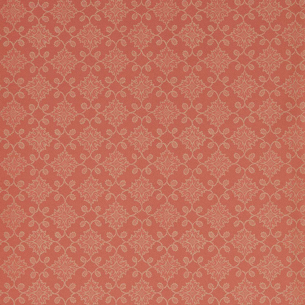 Floral Tracery - Deep Salmon wallcovering | Zoffany