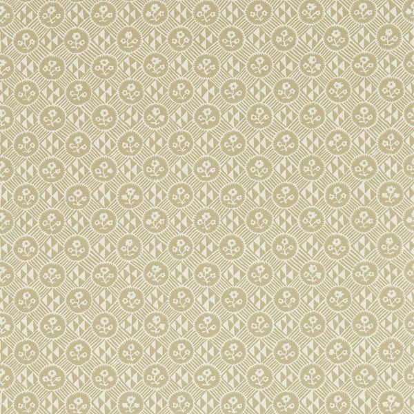 Diamonds & Flowers - Linen wallcovering | Zoffany