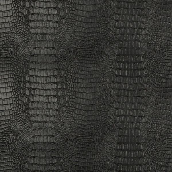 Kravet Design - Zev-8 Black By Kravet Design |Animal Skins  Upholstery Vinyl/Faux Leather / Vegan Leather