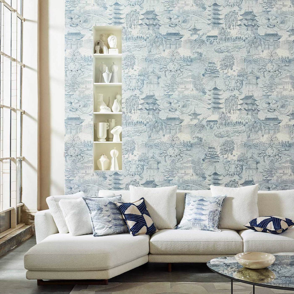 Eastern Palace - Indigo Wallcovering | Zoffany