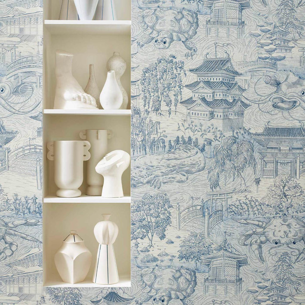 Eastern Palace Indigo - View 2