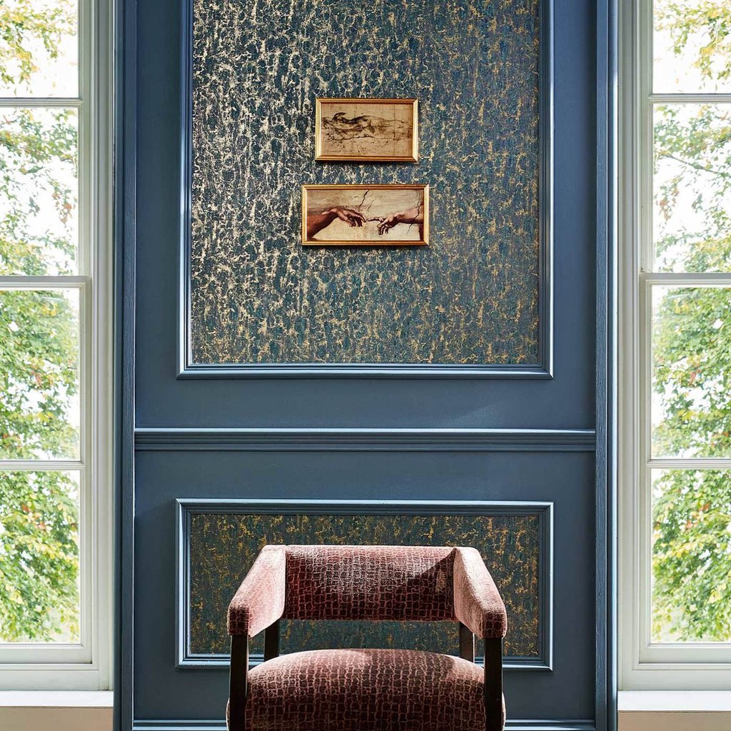 Moresque Glaze - Indigo Wallcovering | Zoffany