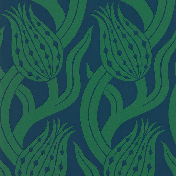 Persian Tulip - Poison wallcovering | Zoffany
