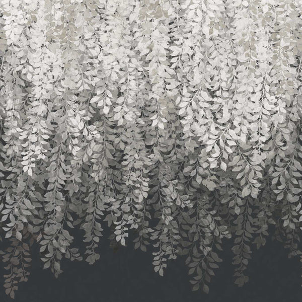 Tyndall - Vine Black wallcovering | Zoffany