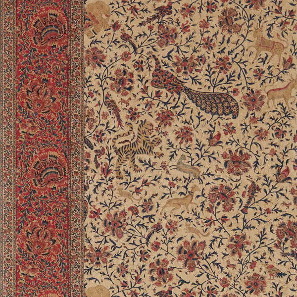 Mughal Menagerie - Indigo/Madder wallcovering | Zoffany