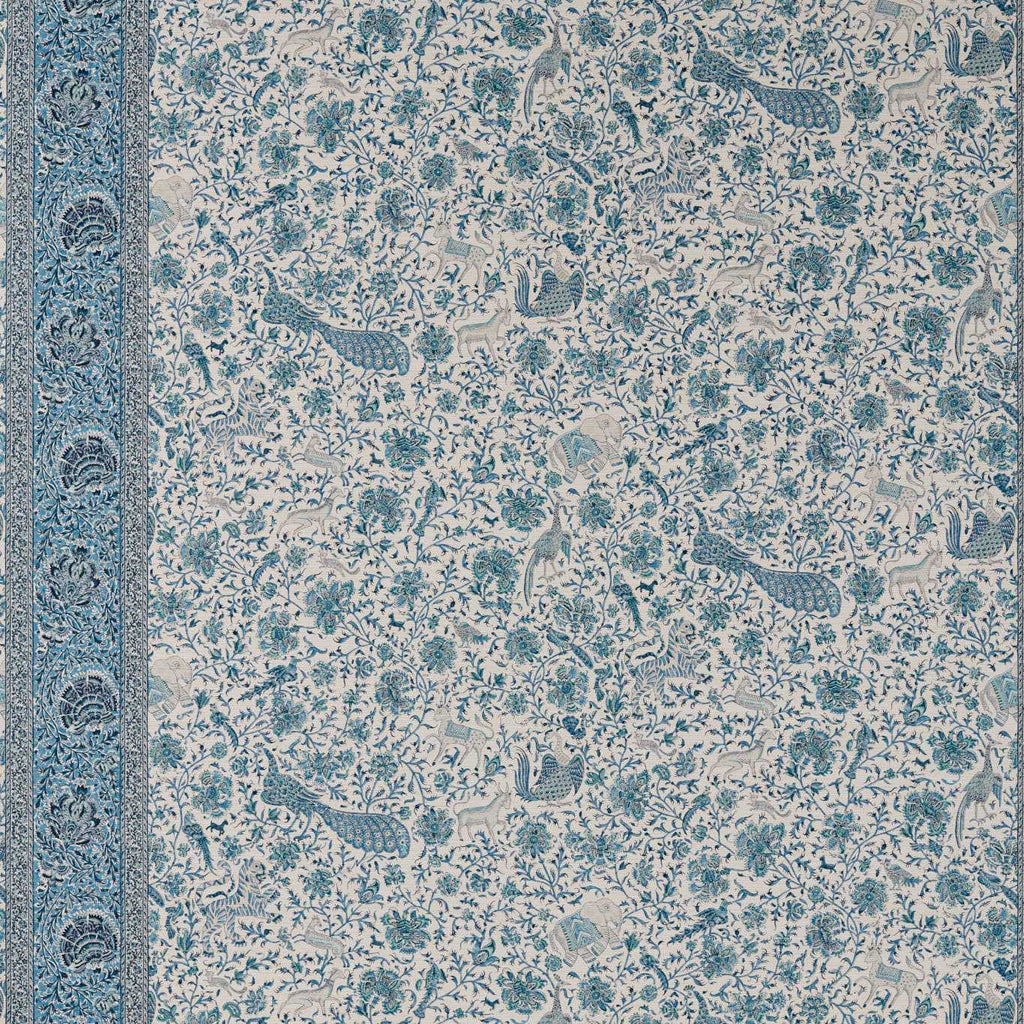 Mughal Menagerie - Mazarine Blue Wallcovering | Zoffany