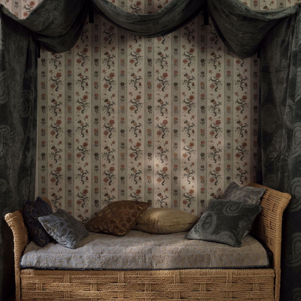 Papaver Stripe Tuscan Pink/Nimbus - View 2