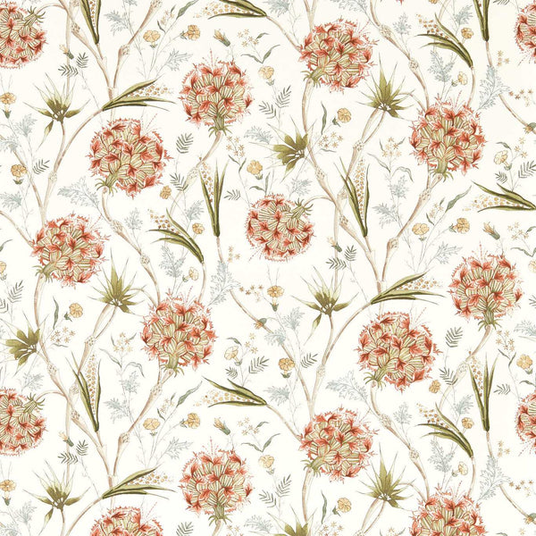 Wallichi - Russet/Olive wallcovering | Zoffany