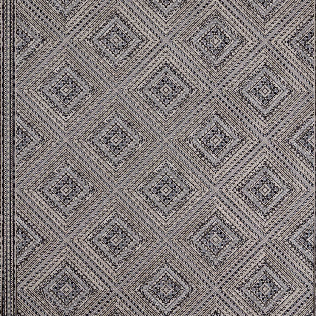 Marquetry Trellis - Slate Wallcovering | Zoffany