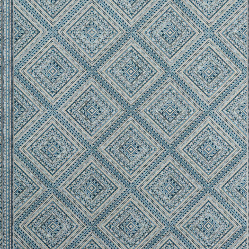 Marquetry Trellis - Azure Wallcovering | Zoffany