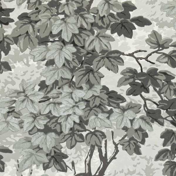 Richmond Park - Charcoal wallcovering | Zoffany
