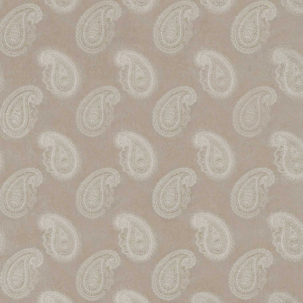 Orissa Velvet Pale Linen | Zoffany