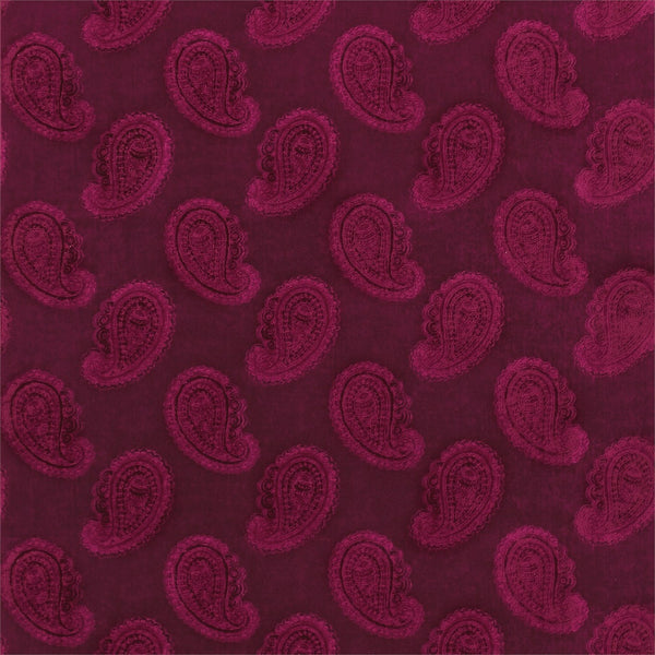 Orissa Velvet Burgundy | Zoffany