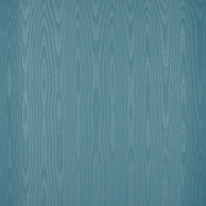 Moire Wallcovering - Blue Silk wallcovering | Zoffany