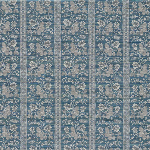 Filigree Bellagio Stripe Azure | Zoffany