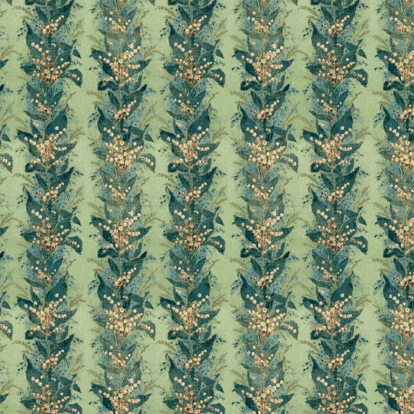 Lily Stripe Archive Green | Zoffany
