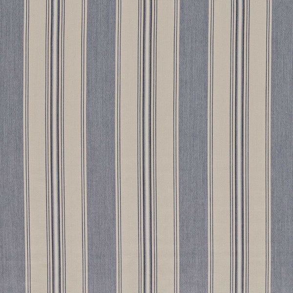 Parasol Stripe Denim/Stone | Zoffany