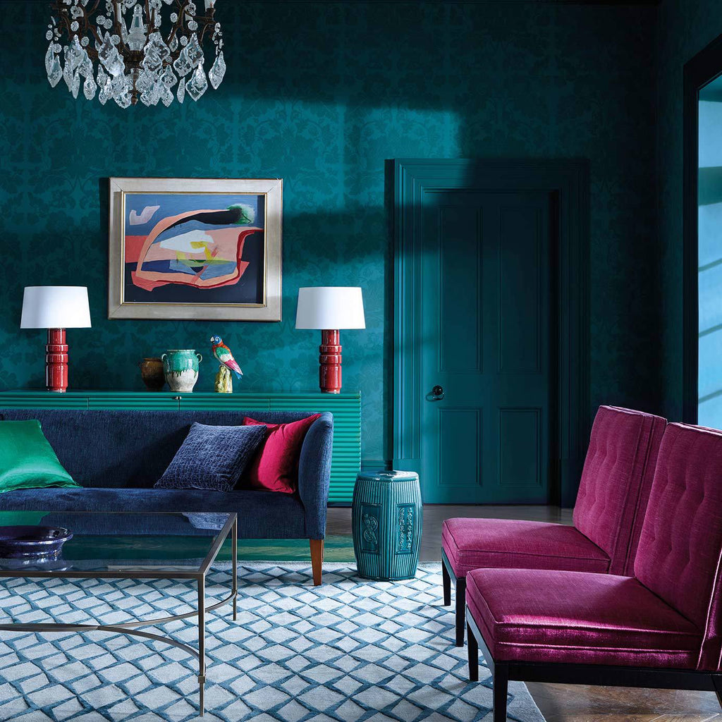 Villandry - Serpentine Wallcovering | Zoffany