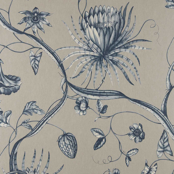 Phaedra - Prussian Blue wallcovering | Zoffany
