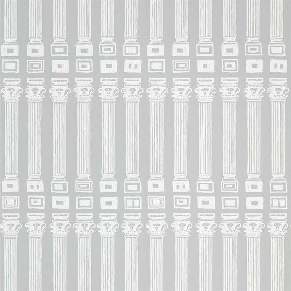 Columns - Empire Grey/Architects White wallcovering | Zoffany