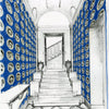 Medallion - Lazuli/Nickle Wallcovering | Zoffany