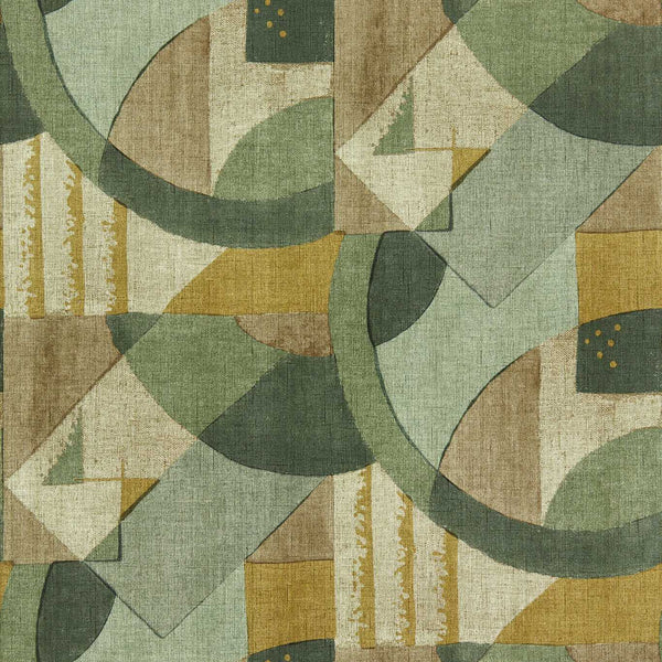 Abstract 1928 - Antique Olivine wallcovering | Zoffany