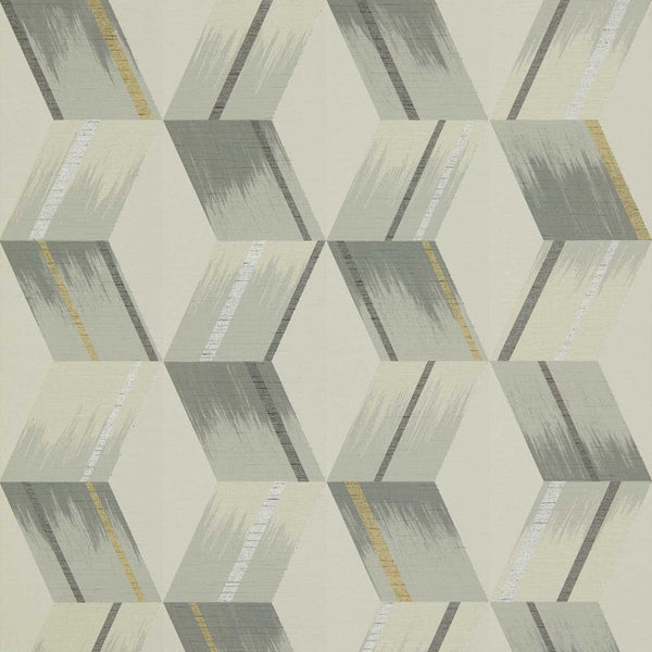 Rhombi - Empire Grey wallcovering | Zoffany