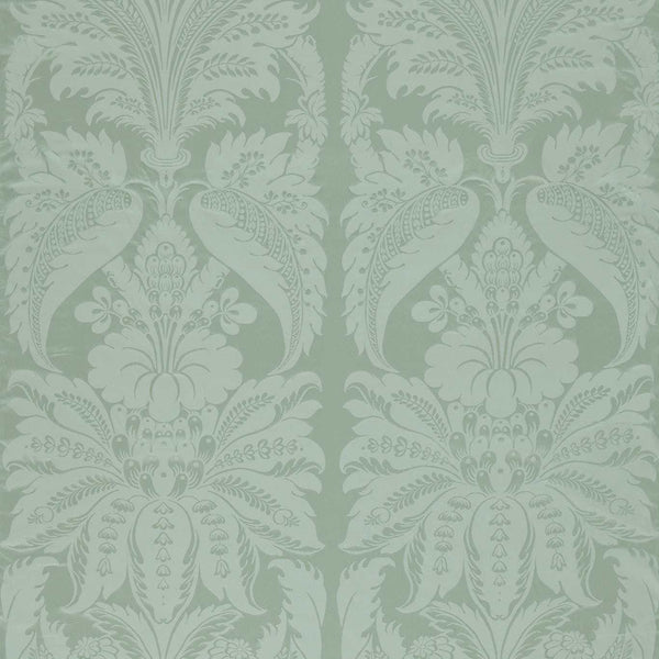 Clandon Damask Eau De Nil | Zoffany