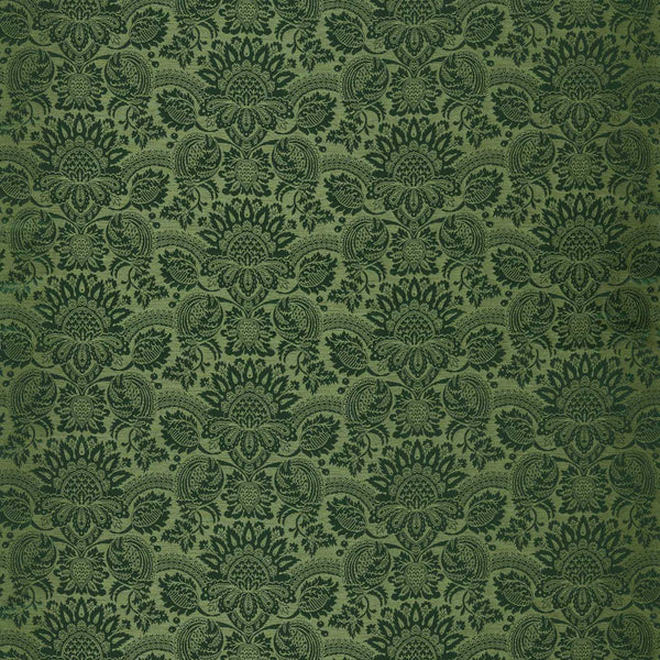 Pomegranate Brocatelle Huntsman Green | Zoffany
